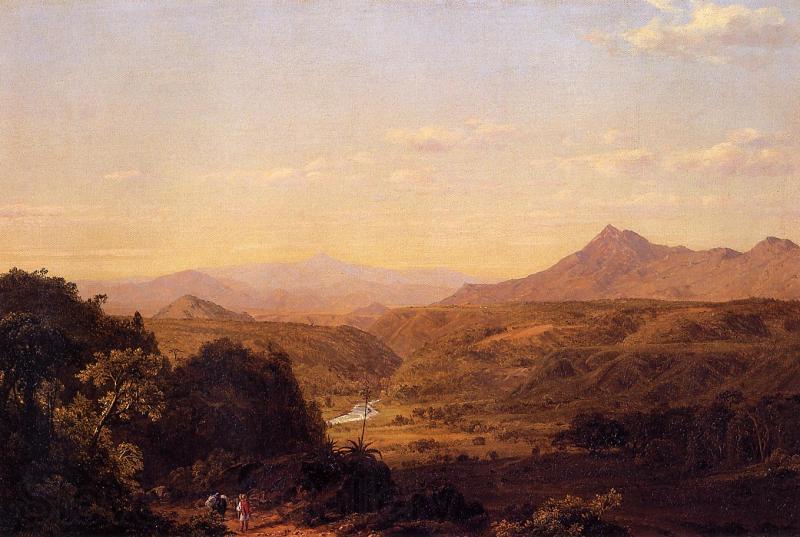 Frederic Edwin Church Scene among the Andes Norge oil painting art